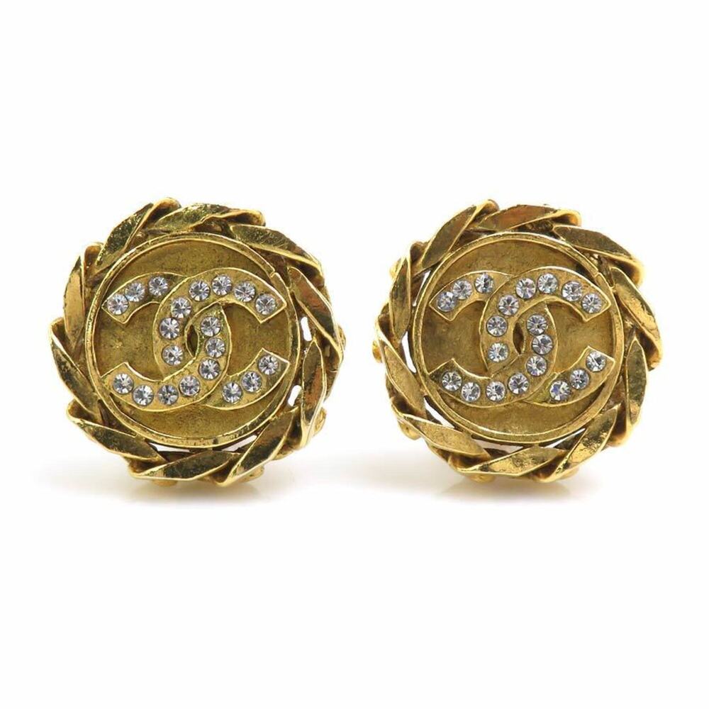 CHANEL Gold Earrings